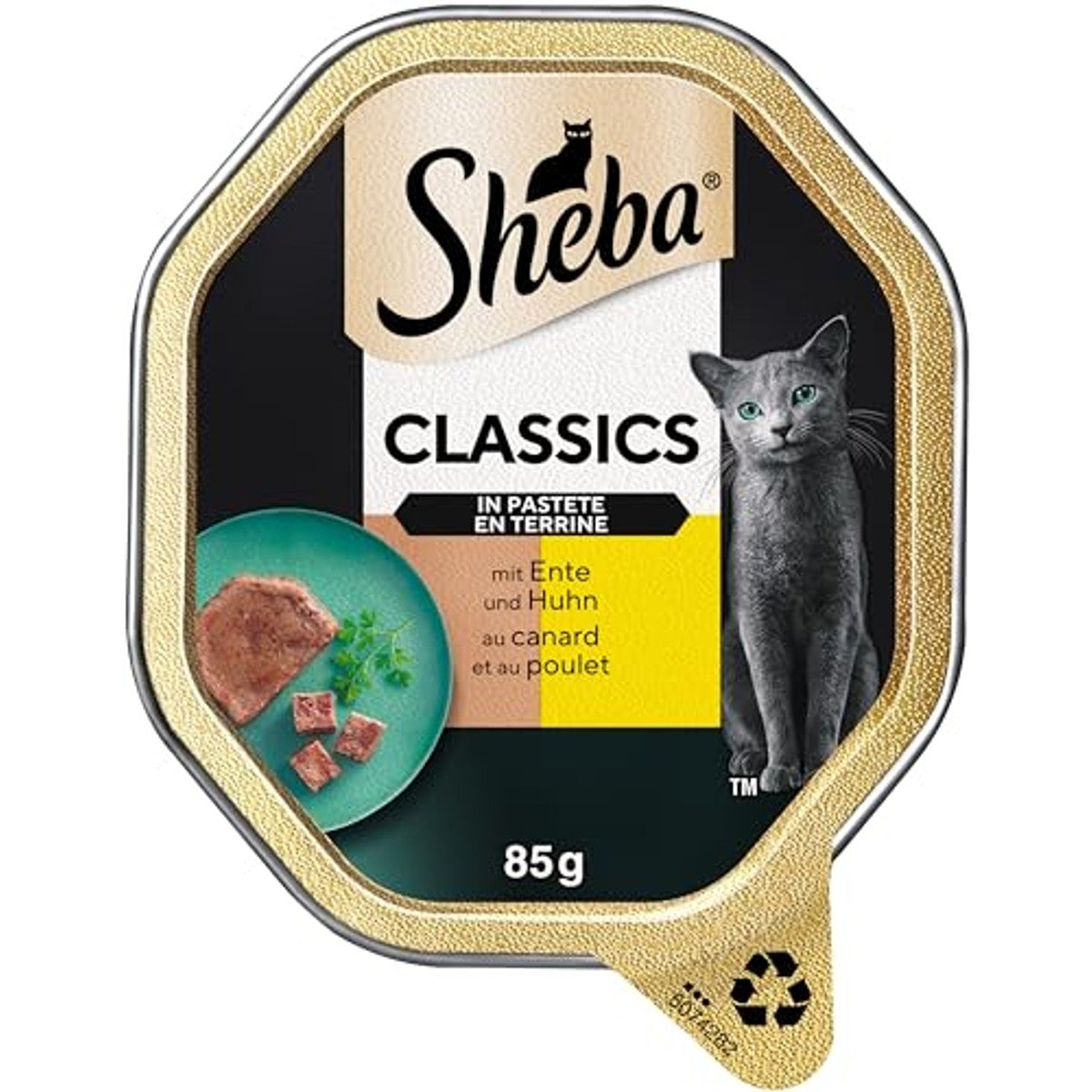 Sheba Classics natvoer kattenvoer paté eend en kip 22 x 85 g - 6-pack – foto 3