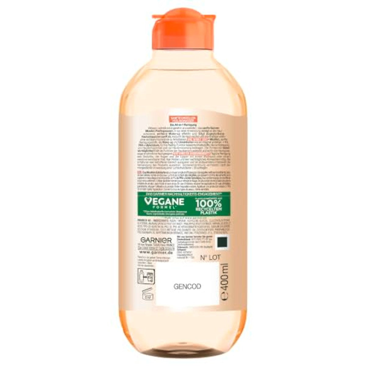 Garnier SkinActive Zacht Micellair Peelingwater 6 x 400 ml - Voordeelverpakking