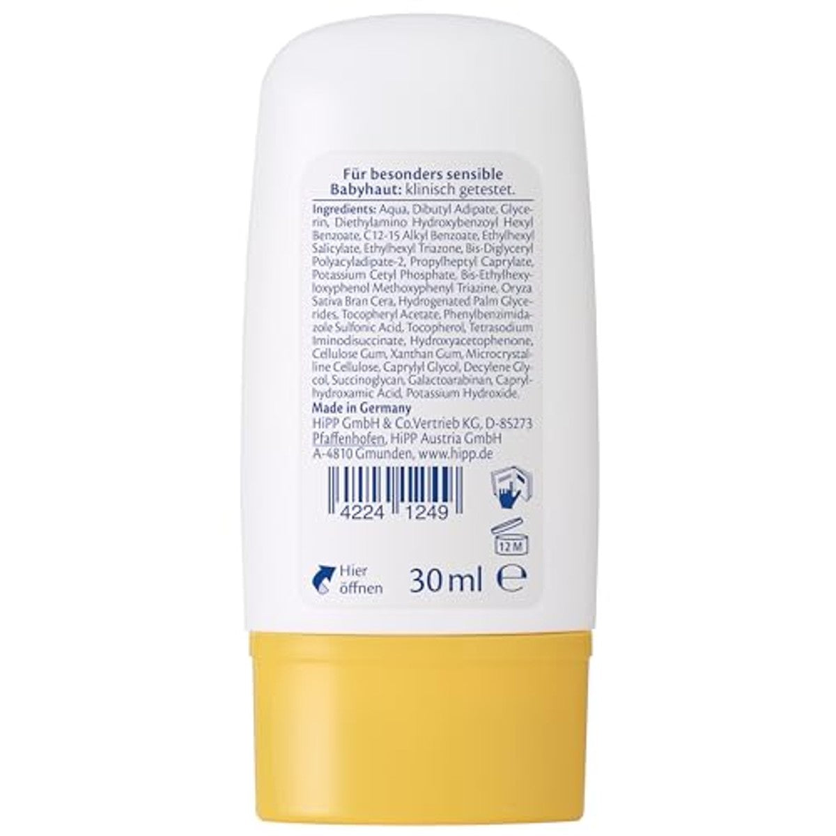 Hipp Babysanft gezichtscrème SPF 50+ 30 ml (verpakking van 2) – Hipp Babysanft