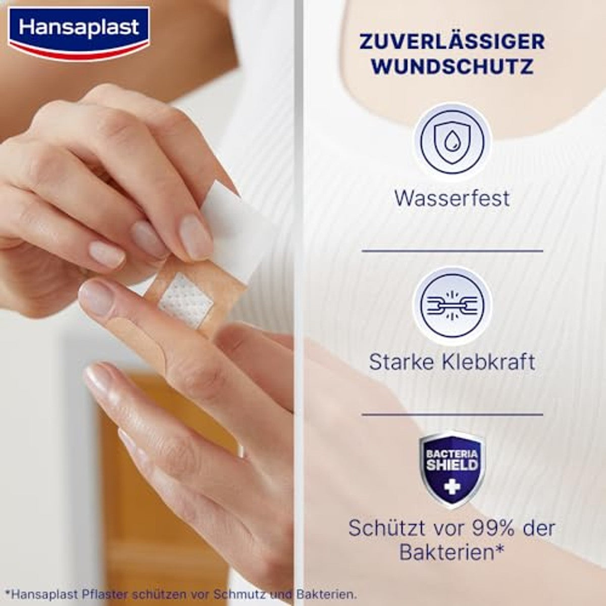 Hansaplast Universele pleister 1 m x 6 cm - 6-pack