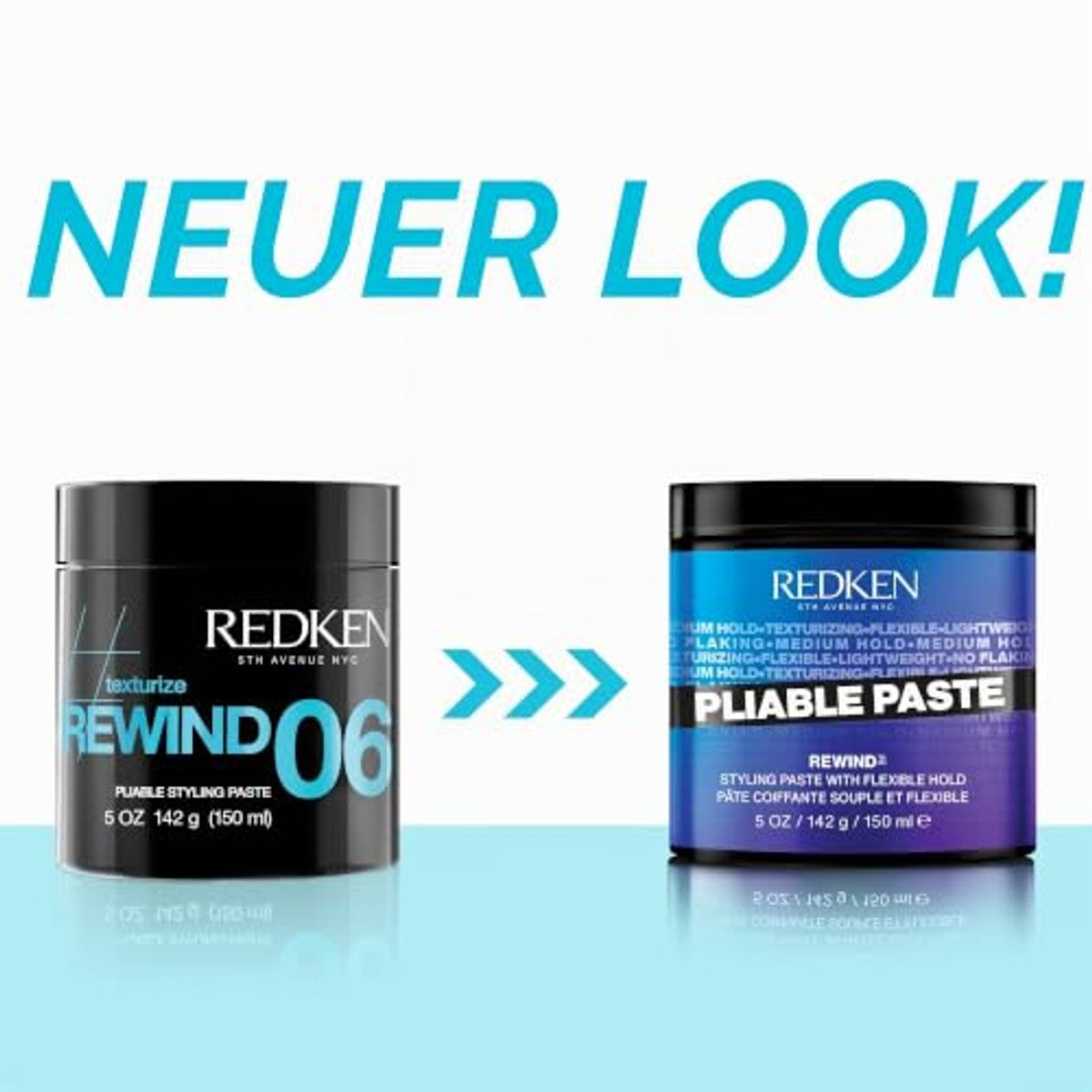 Redken Texturerende Pasta met Tarweproteïne voor Alle Haartypes 150 ml - 6-pack – foto 3