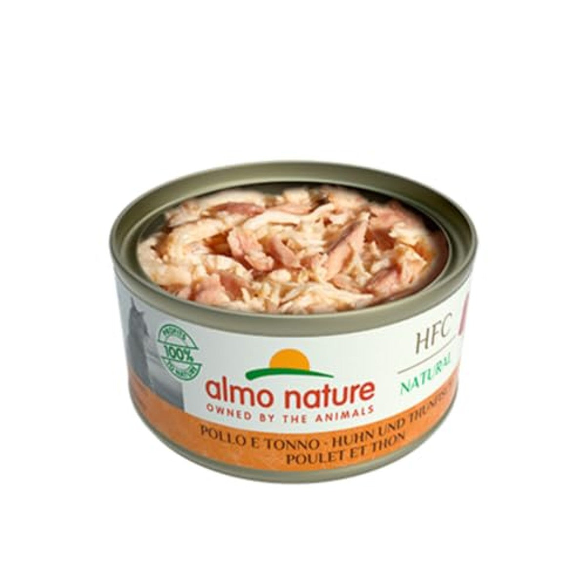 Almo Nature HFC Natural Kattenvoer Kip en Tonijn 24 x 70 g - 3-pack