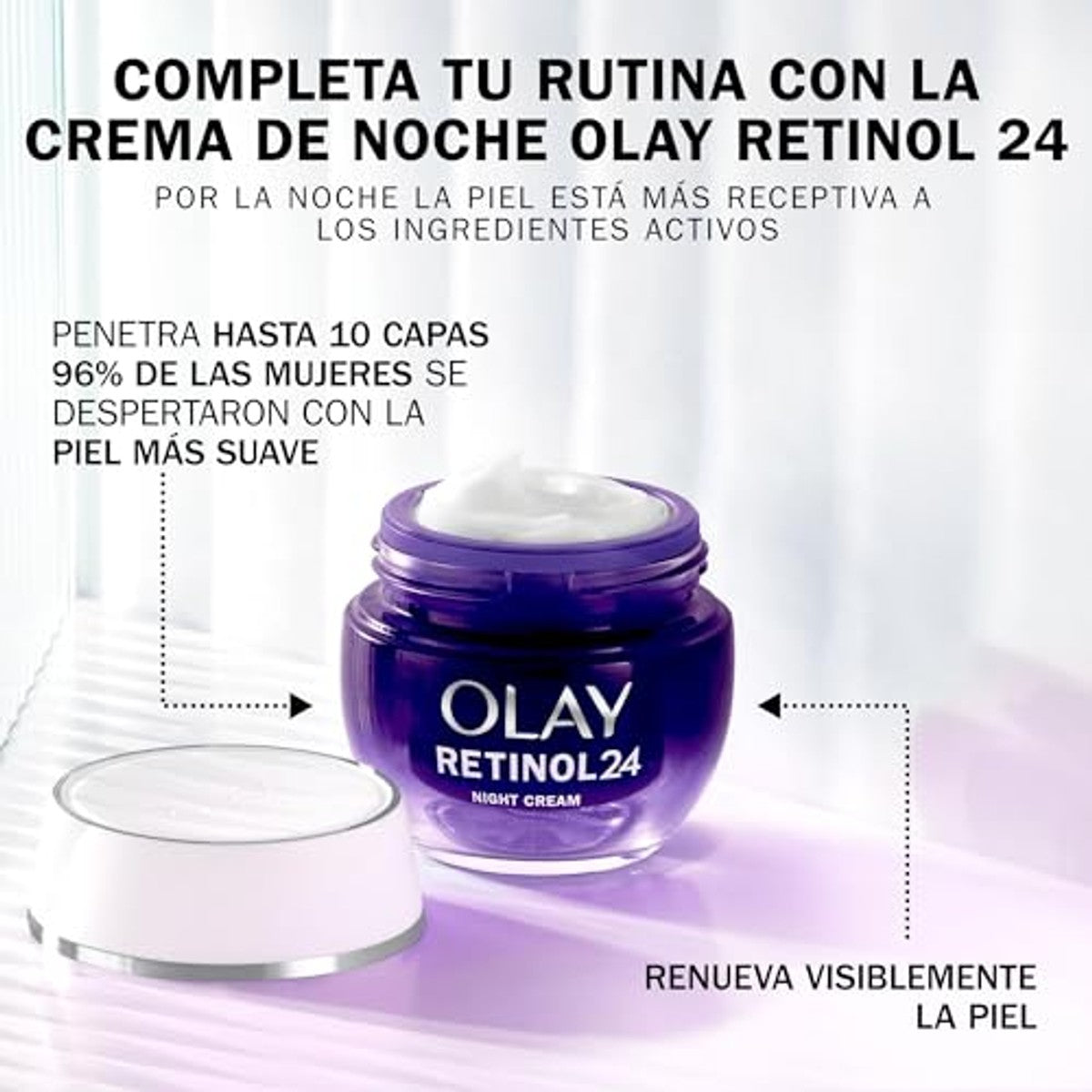 Olay Retinol 24 anti-rimpel gezichtscrème 3 x 50 ml - Voordeelverpakking