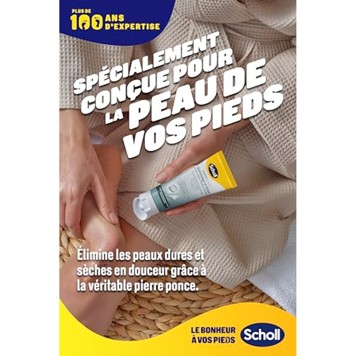 Dr. Scholl's Crème-peeling 3 x 75 ml - Voordeelverpakking – foto 3