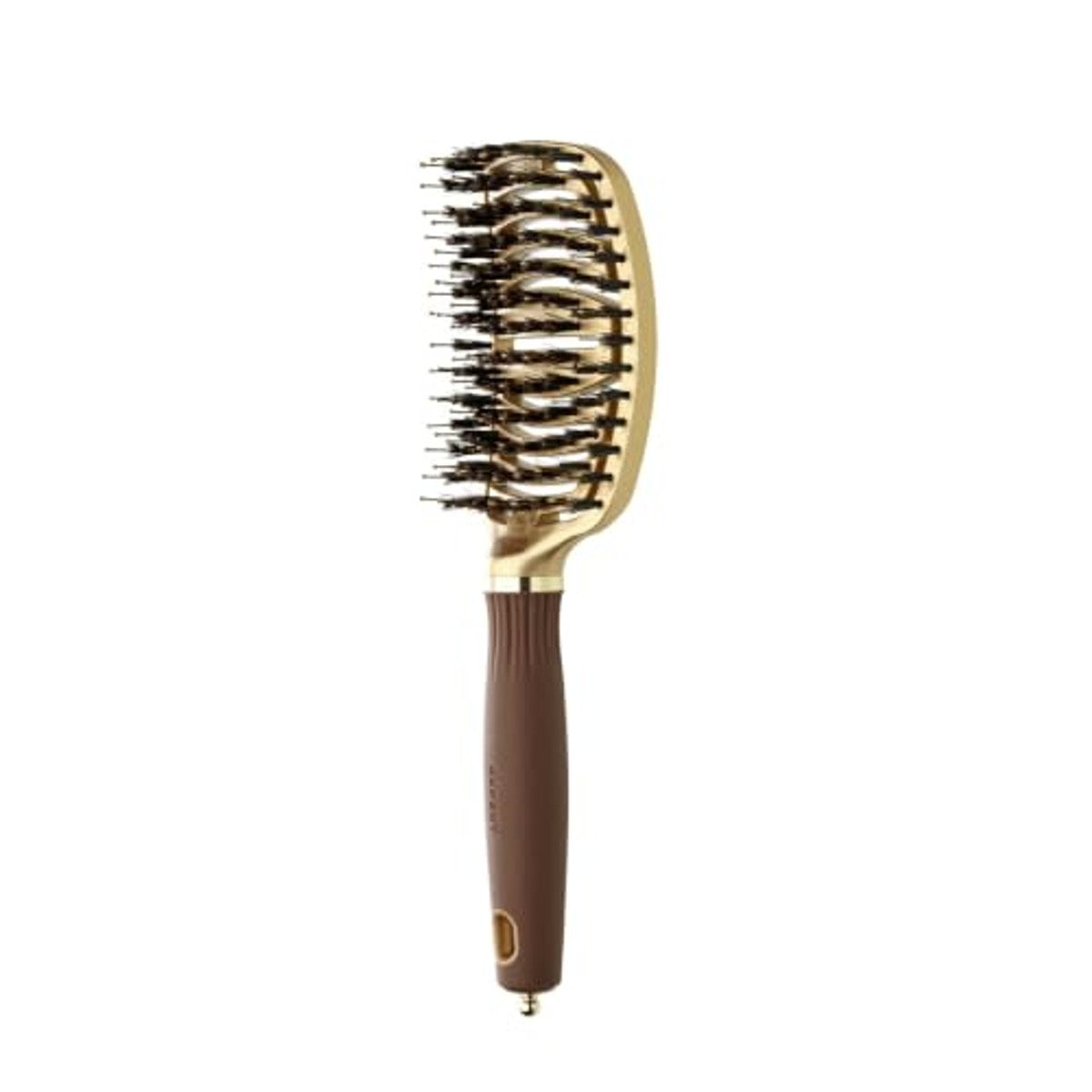 Olivia Garden Expert Care Flex Borstel, Wildzwijnhaar en Nylon, Goud & Bruin - 6-pack