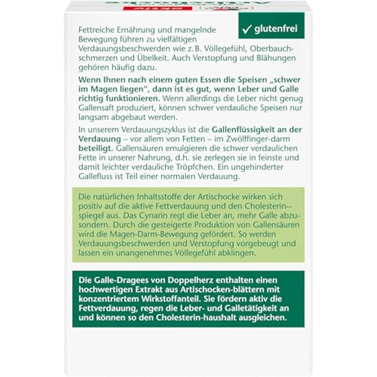 Doppelherz Galle-dragee met Artisjok 50 Tabletten - 6-pack