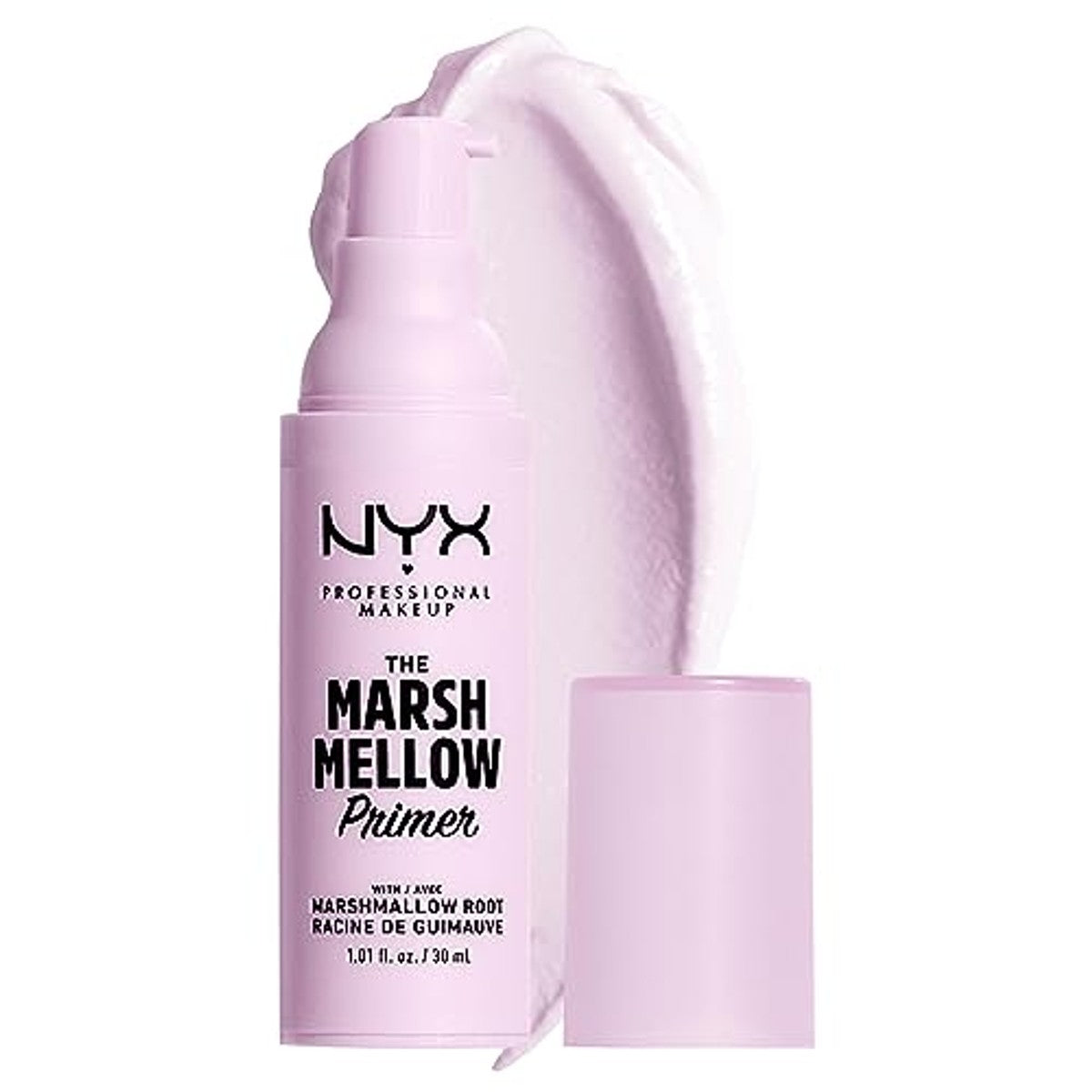 NYX Professional Makeup The Marshmellow Primerset, basis met veganistische formule, veelzijdig voor een gelijkmatige teint, 2-delig met normale (30 ml) en mini-formaat (8 ml) – NYX PROFESSIONAL MAKEUP