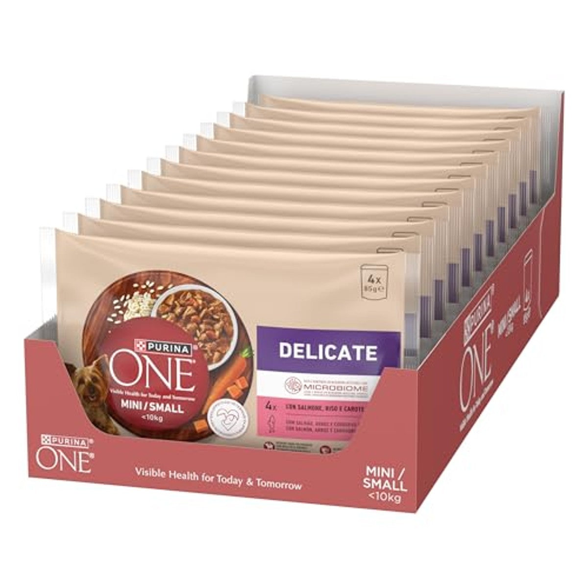 Purina One Delicate hondenvoer zalm in saus 48 x 85 g - 3-pack