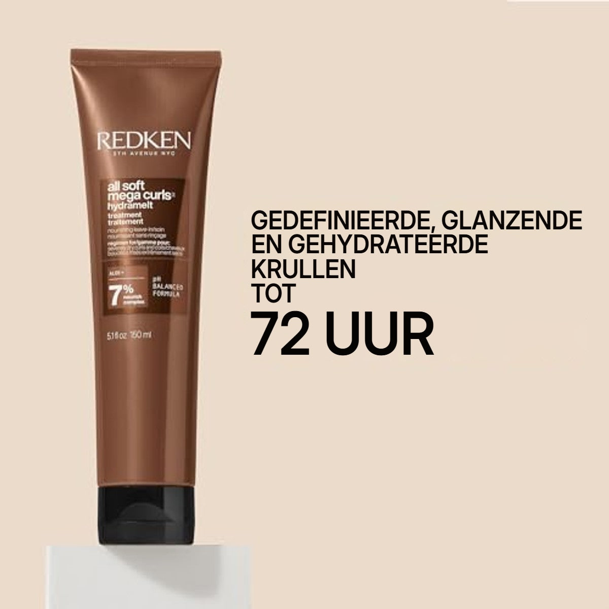 Redken All Soft Mega Curls Hydramelt Leave-In Haarcrème 150 ml - 6-pack – foto 3