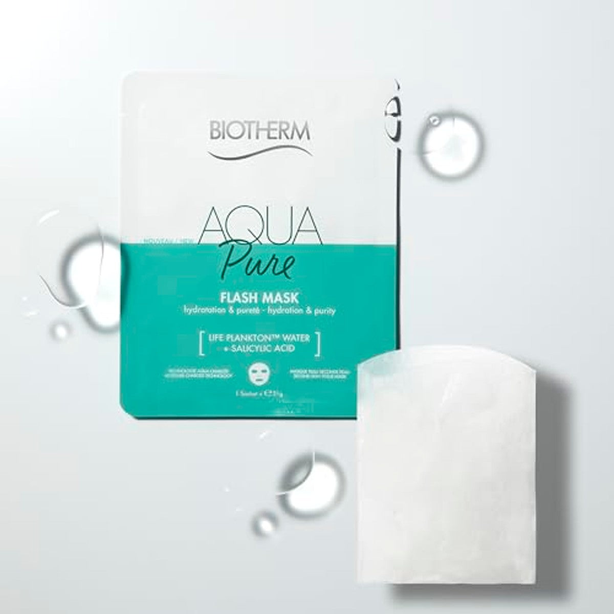 Biotherm Aqua Super Mask Pure Hydraterend Doekmasker 31 g - 6-pack