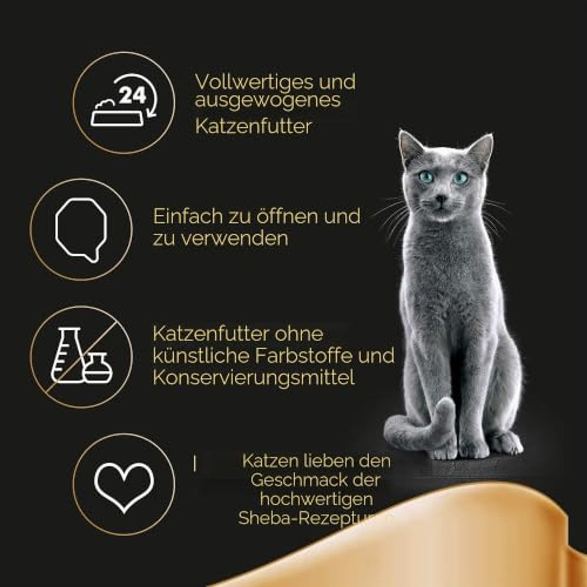 Sheba Delicatezze in Gelei Trancetti natvoer kattenvoer kip 22 x 85 g - 6-pack