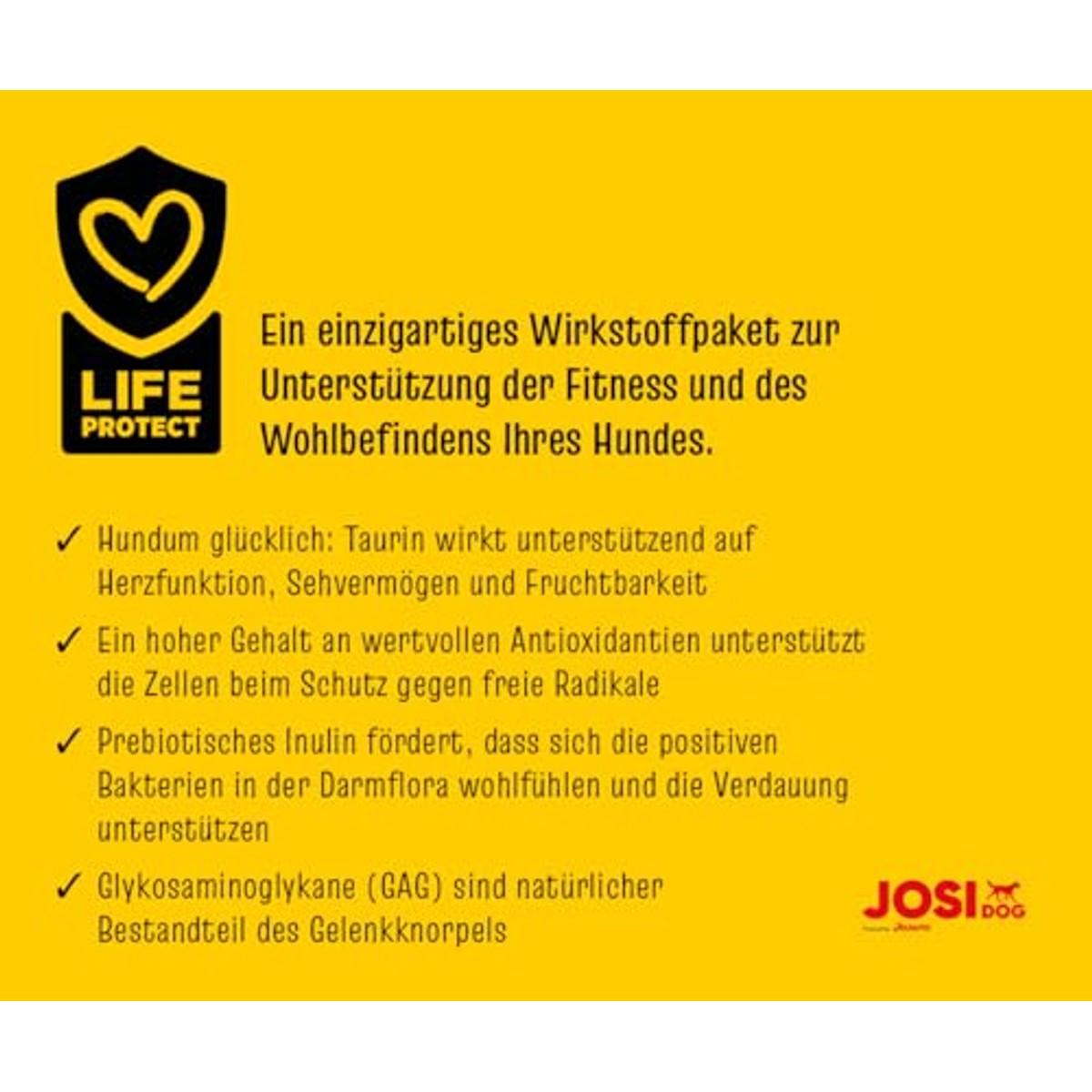 JosiDog Regular | 3 x 2,7 kg | Adult | droog hondenvoer met veel bescherming | JOSERA Premium droogvoer voor volwassen en actieve honden, met veel dierlijke eiwitten, glutenvrij, Duitse kwaliteit – JosiDog