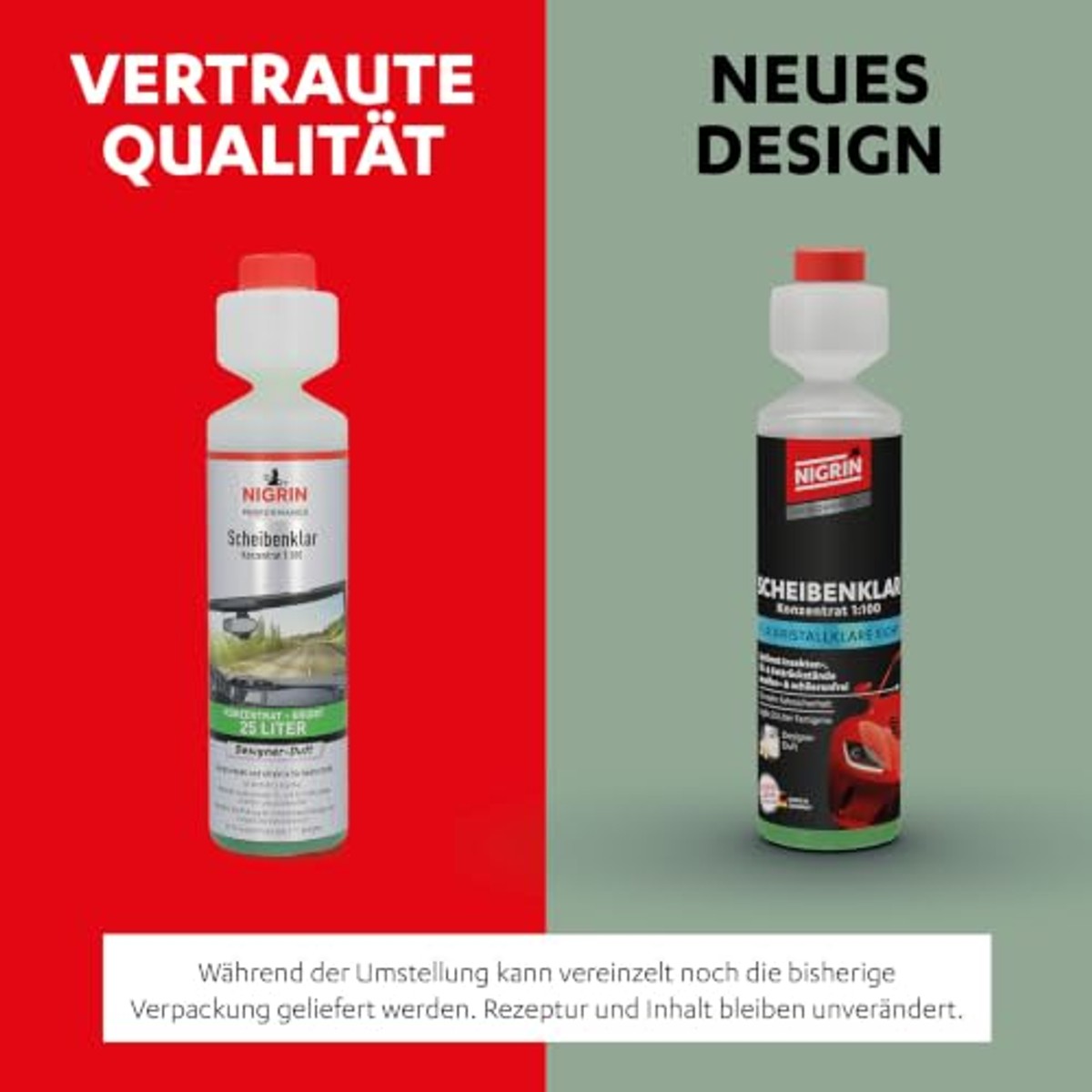NIGRIN Performance ruitenwisserconcentraat 1:100 3 x 250 ml - Voordeelverpakking