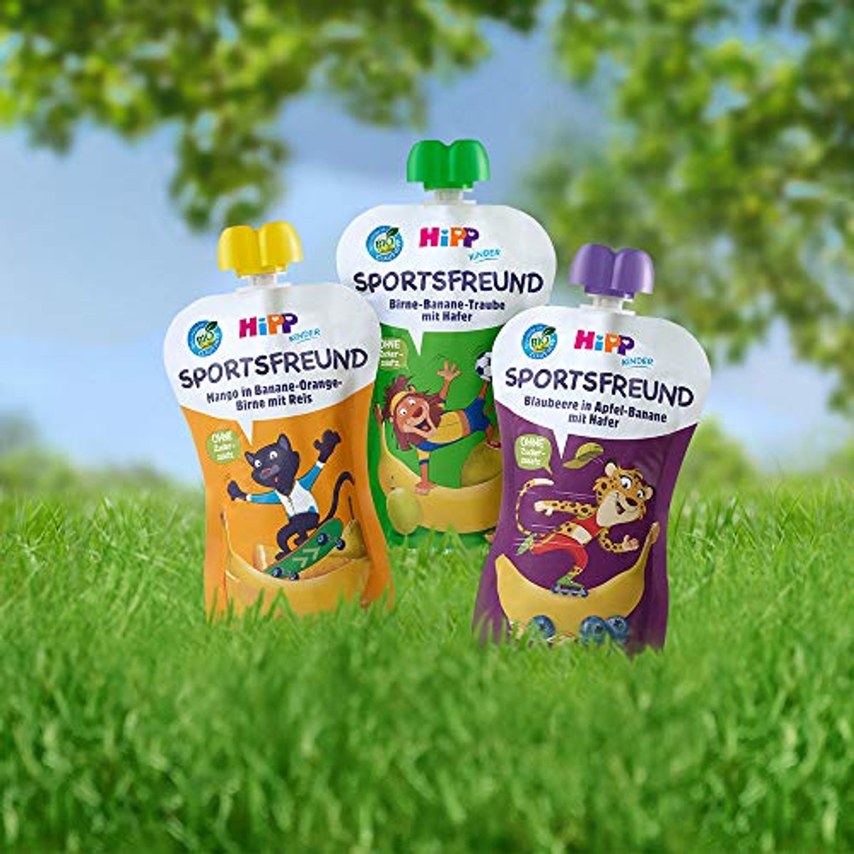 HiPP Bio Snackie Mango, Banaan & Peer met Rijst 6 x 120 g – HiPP
