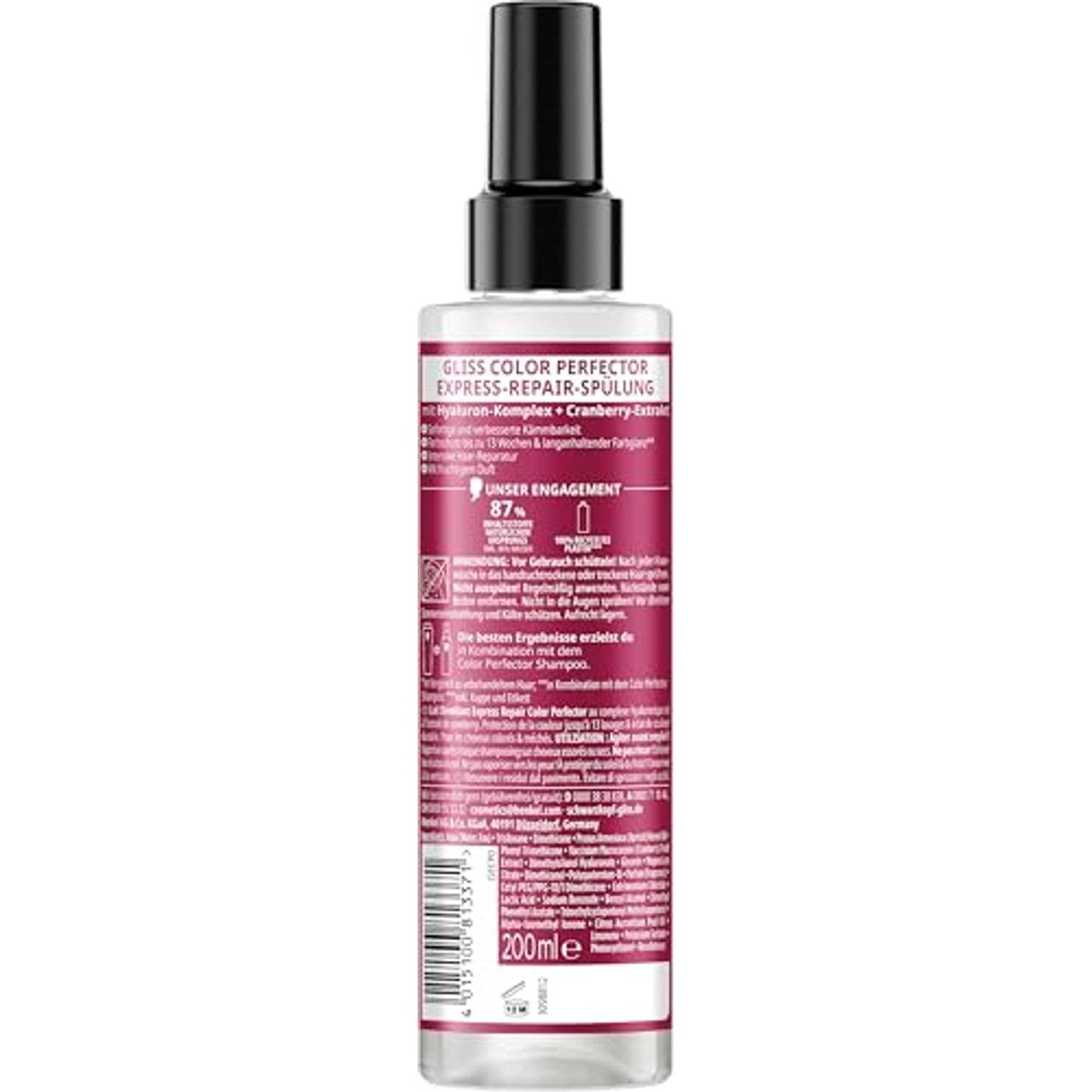 Gliss Kur Color Perfector Express-Repair-conditioner 6 x 200 ml - Voordeelverpakking