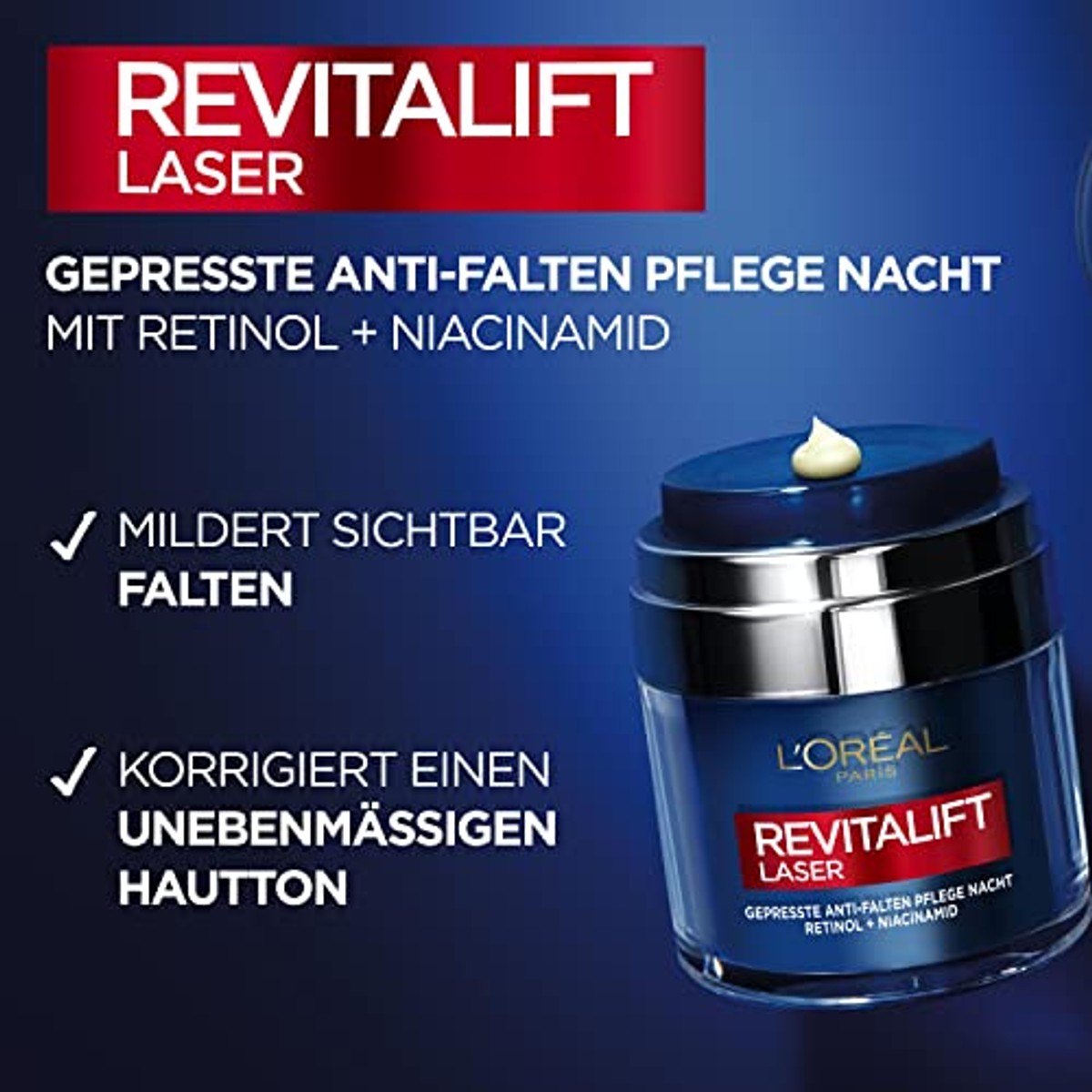 L'Oréal Paris RevitaLift Laser X3 Nachtverzorging 6 x 50 ml - Voordeelverpakking
