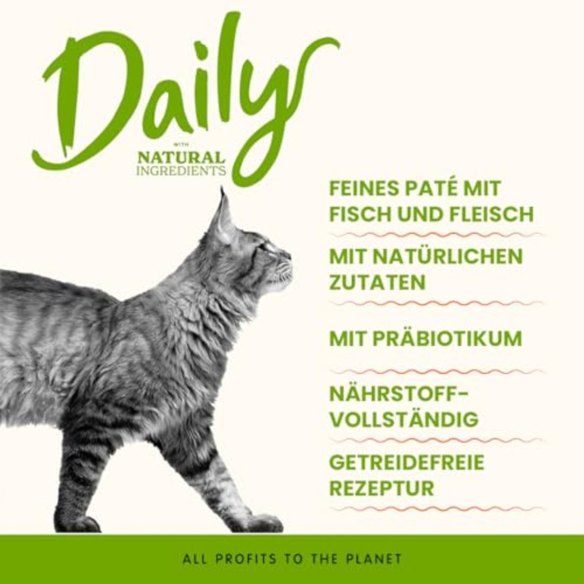 Almo Nature Daily Natvoer Volwassen Katten Zalm 32 x 100 g - 6-pack