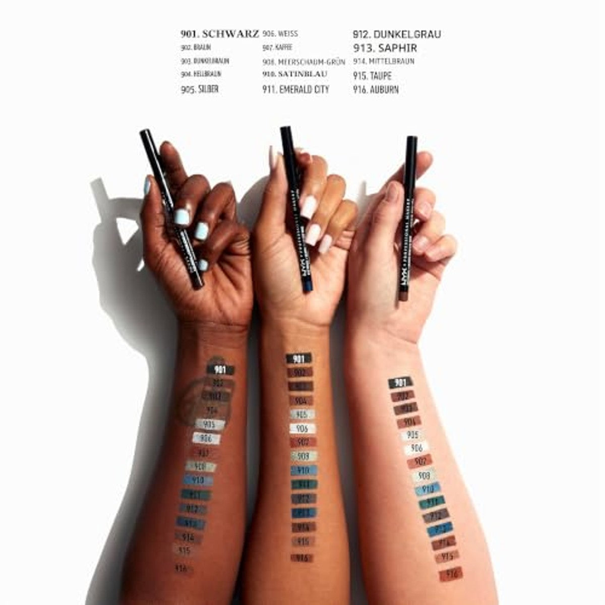 NYX Professional Makeup Kajal Slim Eye Pencil 903 Donkerbruin – NYX PROFESSIONAL MAKEUP