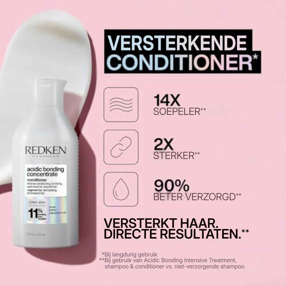 Redken Acidic Bonding Concentrate Conditioner tegen Kleurverlies 500 ml - 3-pack – foto 3