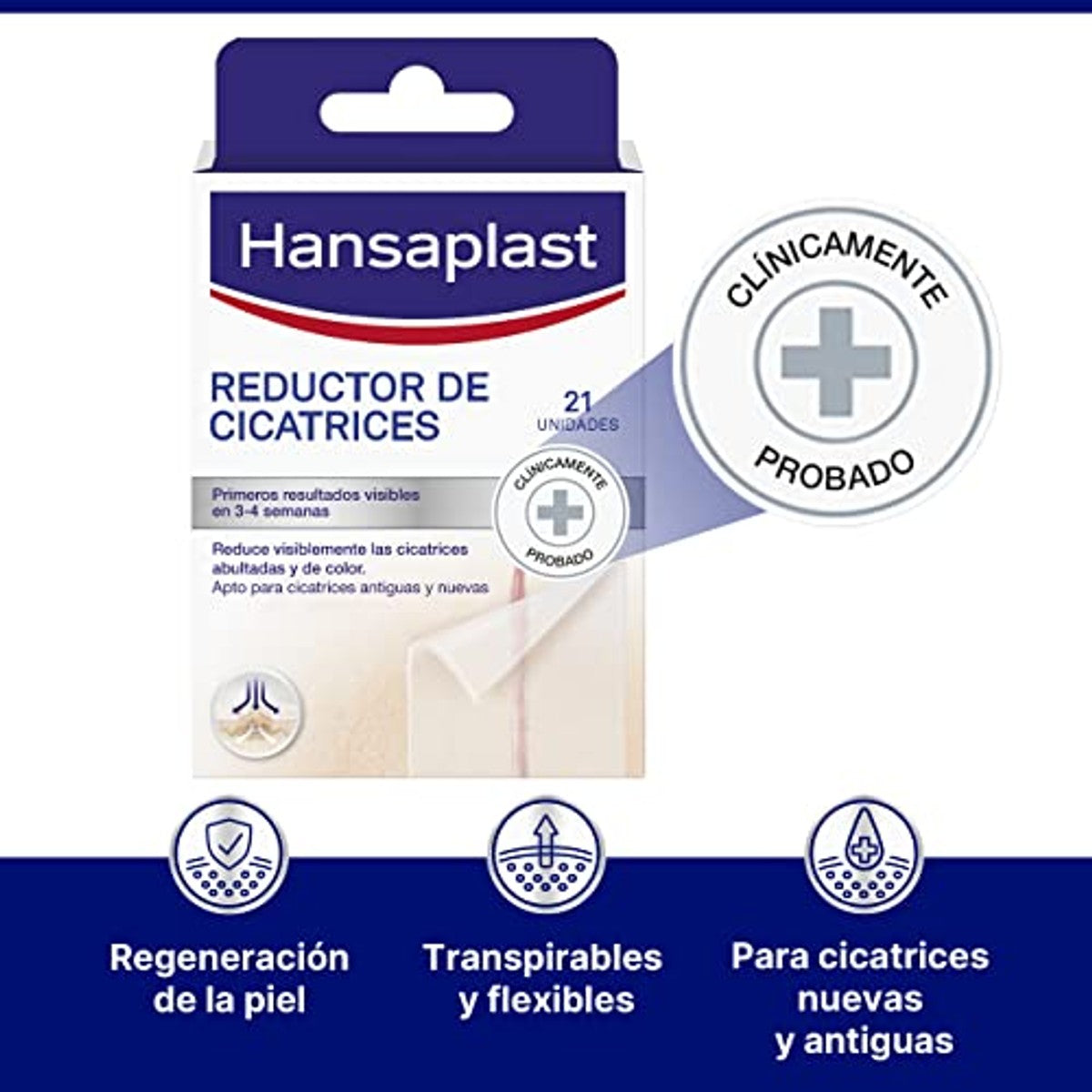 Elastoplast Hansaplast MED pleister littekens 21 pleisters - 6-pack