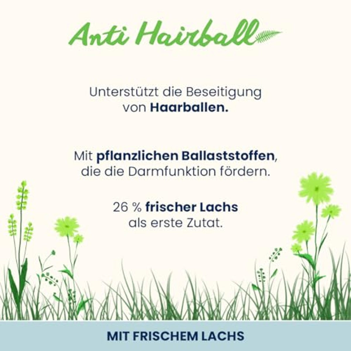 Almo Nature Anti-hairball Droogvoer voor Katten Verse Zalm 2 kg - 3-pack
