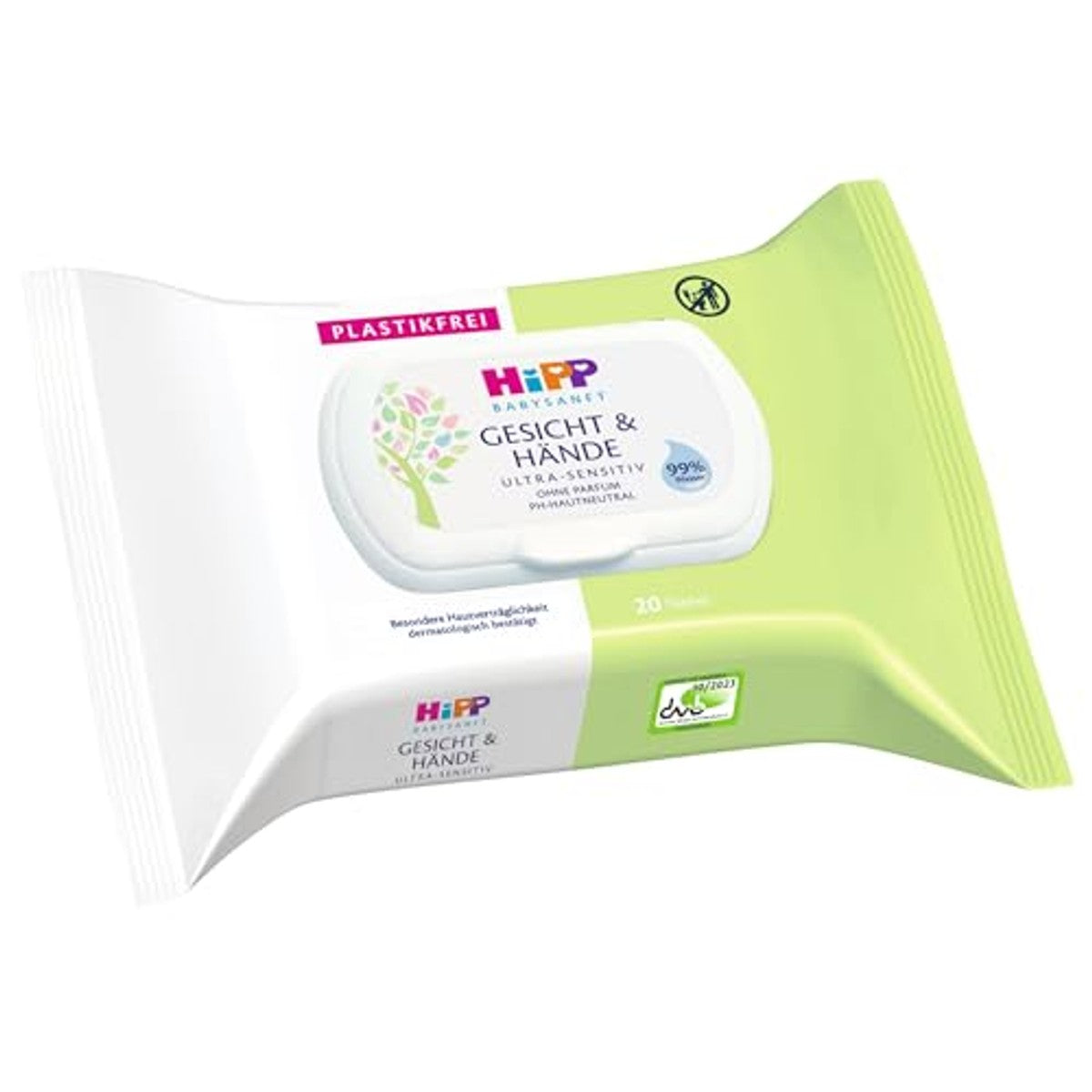 Hipp Babysanft Babyzachte doekjes gezicht en handen 12 x 20 stuks – foto 3