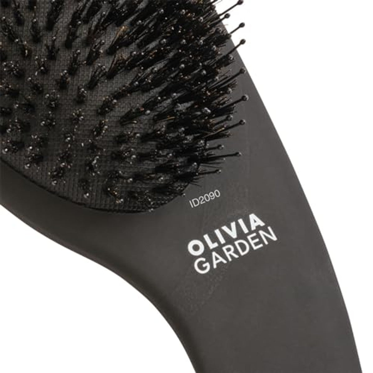 Olivia Garden Expert Care Curve Boar & Nylon Borstel, Mat Zwart - 3-pack