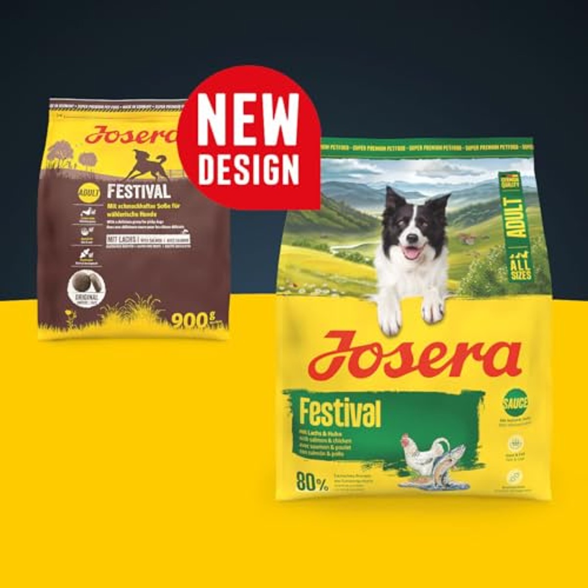 Josera Festival droogvoer hond zalm 12,5 kg - 3-pack