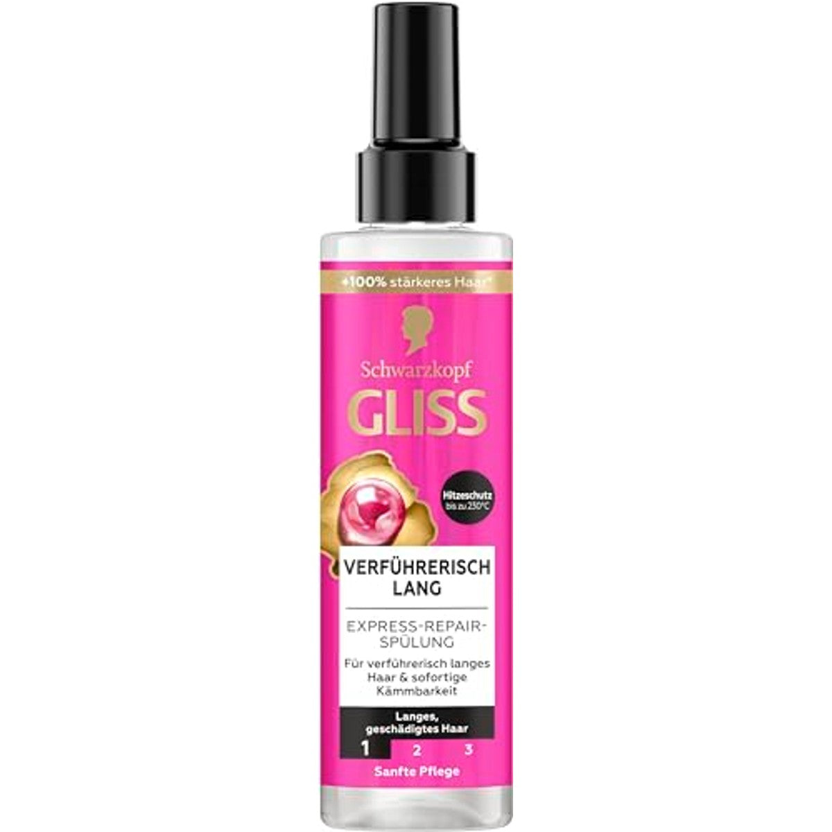 Gliss Express-Repair Conditioner Verleidelijk Lang 6 x 200 ml - Voordeelverpakking