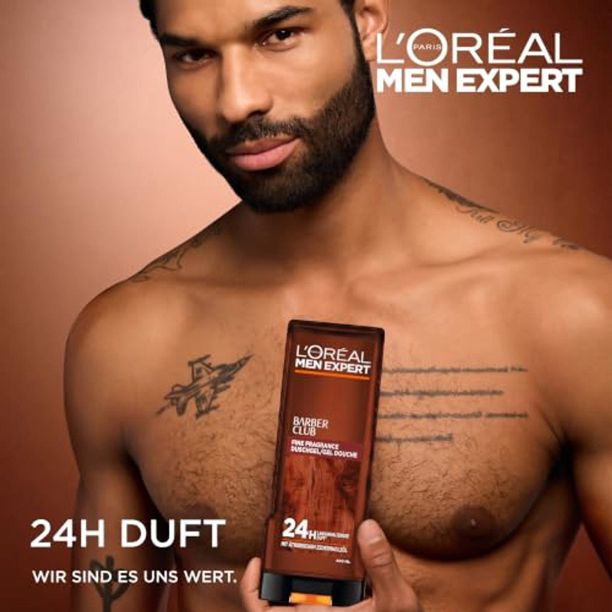 L'Oréal Men Expert Barber Club Douchegel 6 x 400 ml - Voordeelverpakking