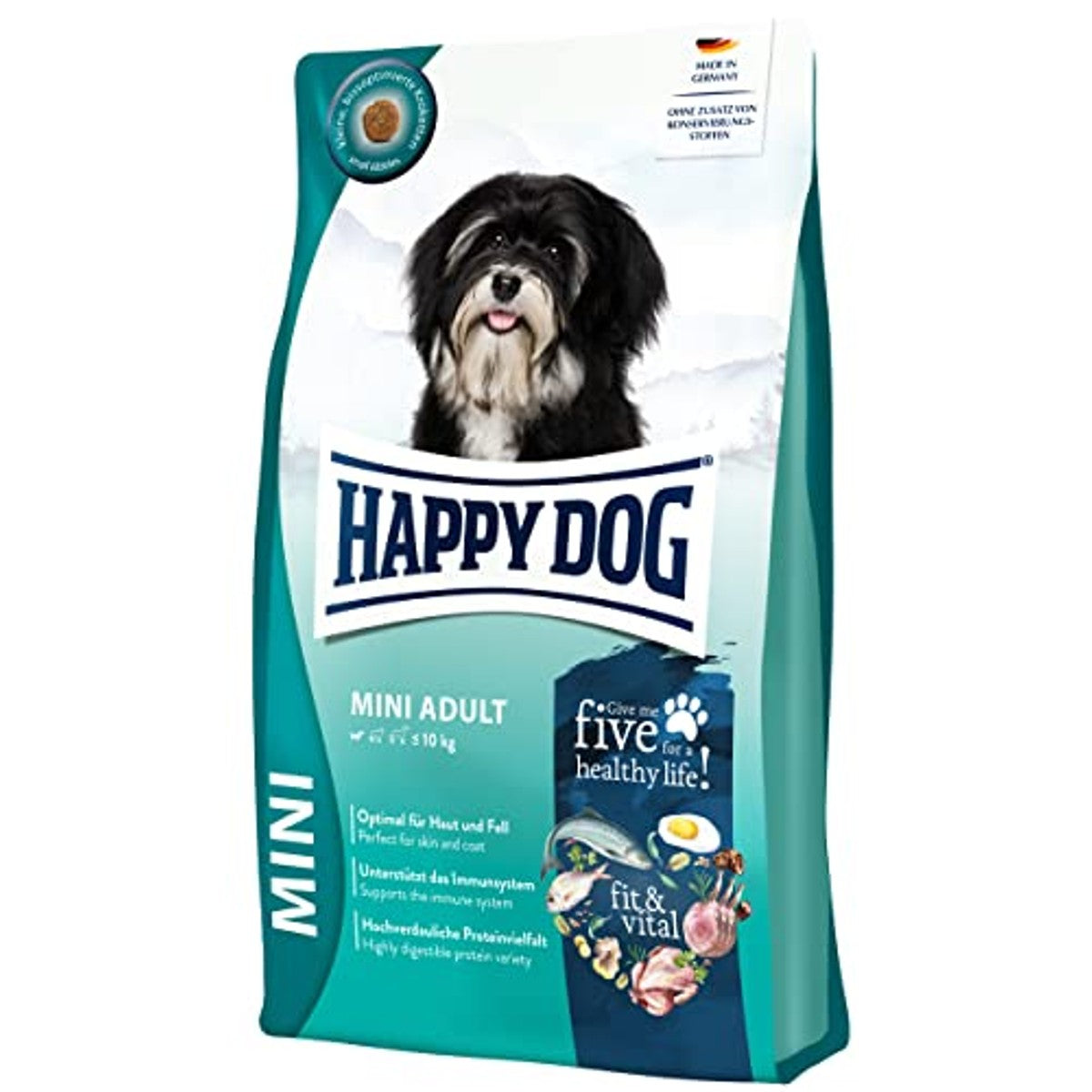 Happy Dog fit & vital Mini Adult droogvoer hond 300 g - 6-pack