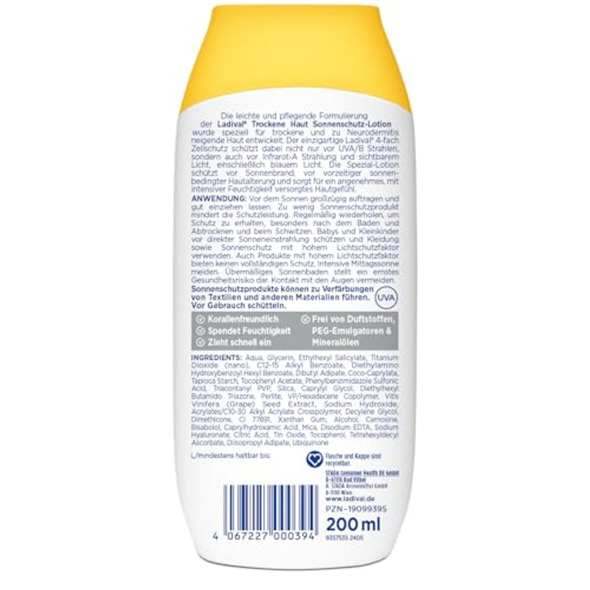 Ladival Zonnebrandlotion Droge Huid SPF 30 6 x 200 ml - Voordeelverpakking