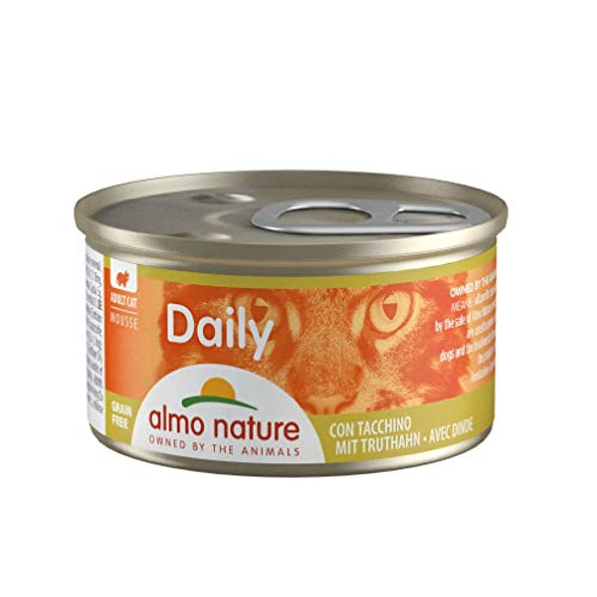 Almo Nature Daily Mousse Kalkoen 24 x 85 g en Oceaanvis 24 x 85 g - 6-pack