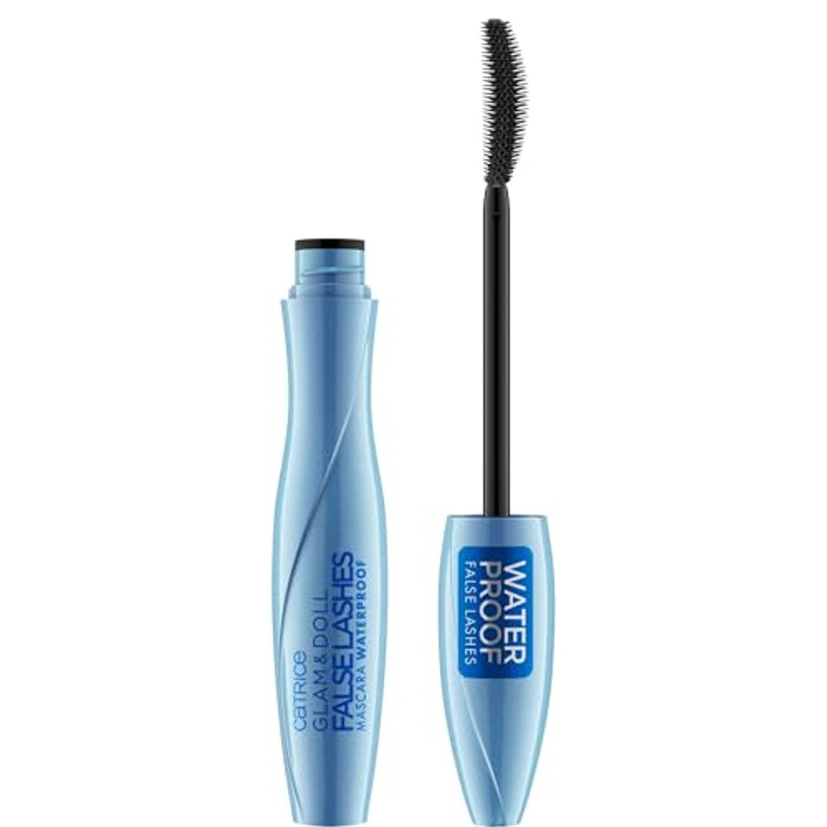 Catrice Glam&Doll False Lashes Mascara, waterproof, nr. 010 Black Waterproof, zwart, definiërend, langhoudend, mat, waterbestendig, veganistisch, zonder parfum (10 ml) – Catrice Cosmetics