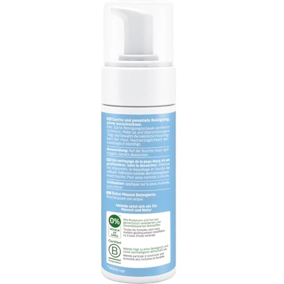 Weleda Milde Reinigingsmousse 150 ml - 6-pack – foto 3