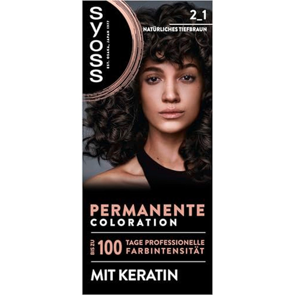 Syoss Coloration 2_1 natuurlijk zwartbruin 3 x 115 ml - Voordeelverpakking