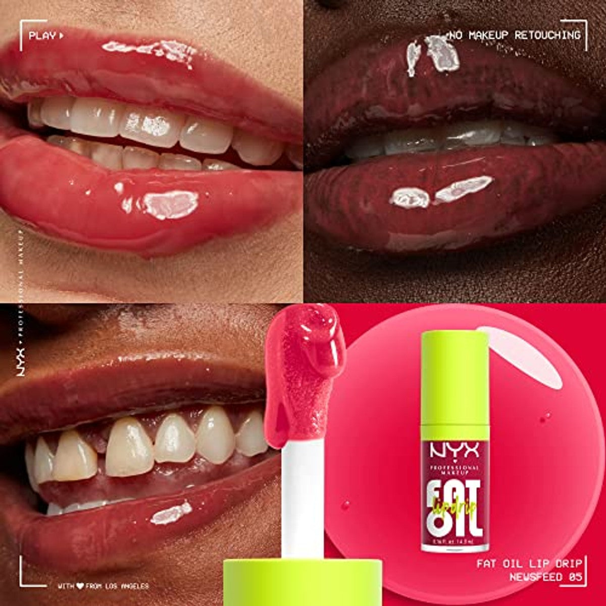 NYX PROFESSIONAL MAKEUP Fat Oil Lip Drip Newsfeed 1 stuk - 6 stuks