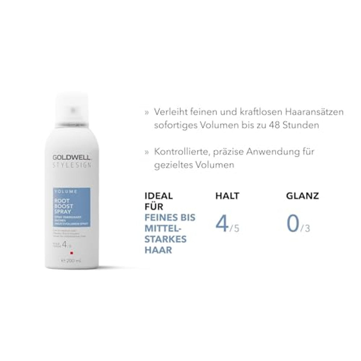 Goldwell Stylesign Volume wortelvolumespray voor fijn tot middelsterk haar, 200 ml