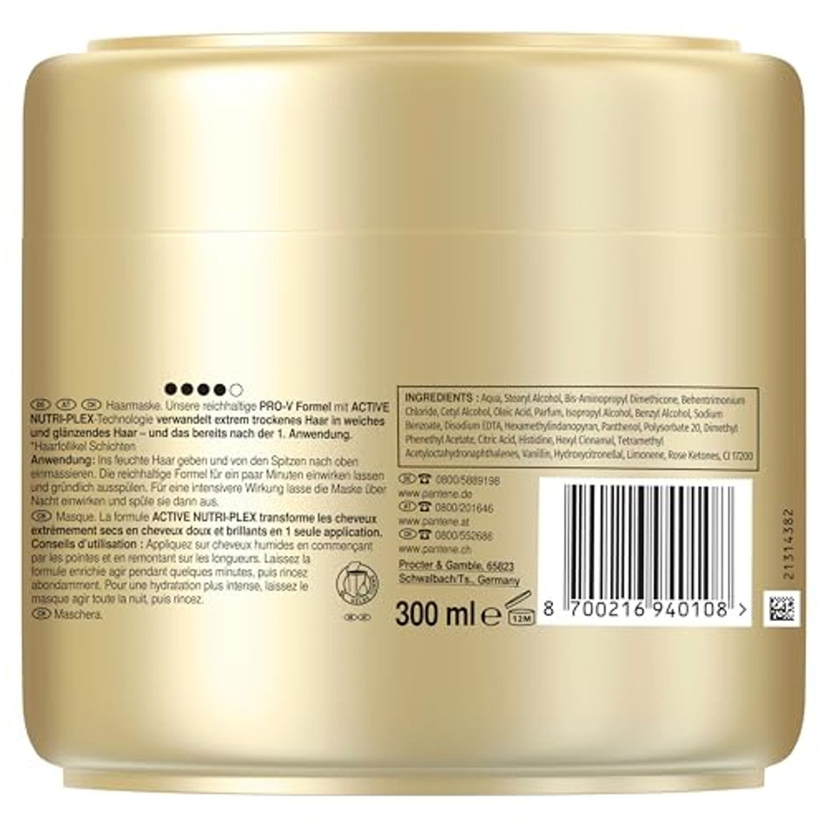 Pantene Pro-V Moisture Boost Keratine Protect haarmasker 300 ml – Pantene