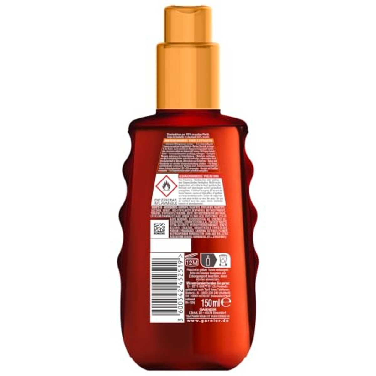 Garnier Ambre Solaire Ideal Bronze Zonneolie LSF20 6 x 150 ml - Voordeelverpakking