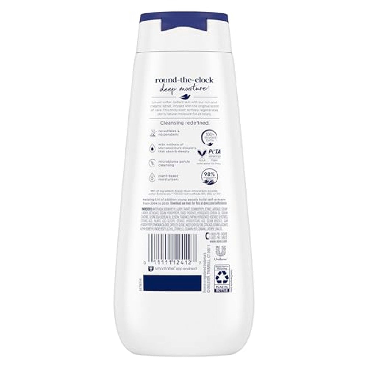 Dove Deep Moisture Nourishing Body Wash 12 OZ - 3-pack