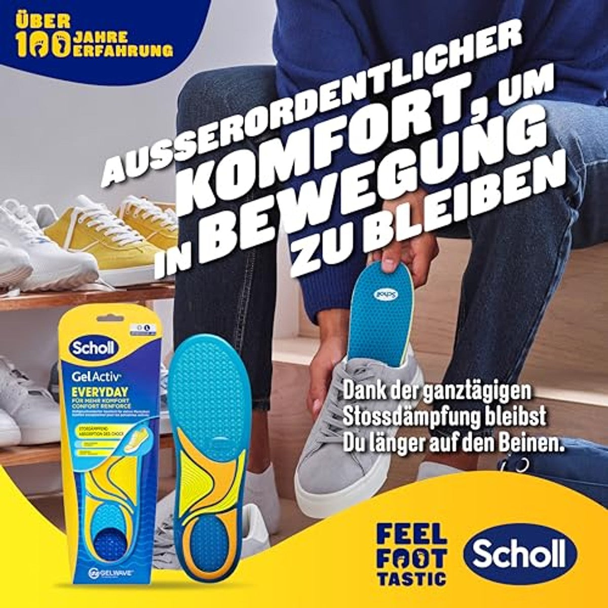 Dr. Scholl's GelActiv Everyday inlegzolen mannen 40-46,5 - 3-pack