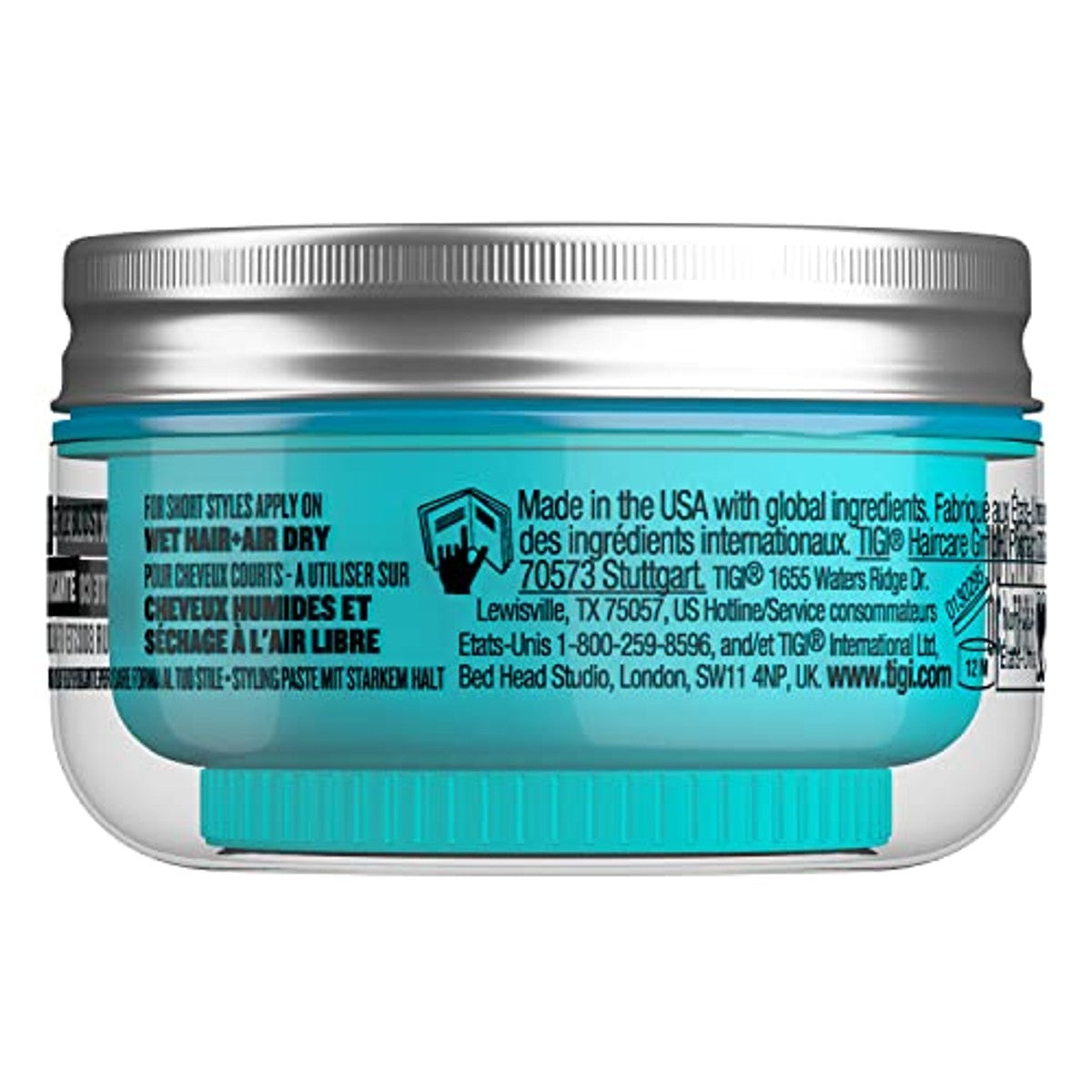 TIGI Manipulator Bed Head Textuurpasta met stevige grip, in reisformaat, 30 g – TIGI