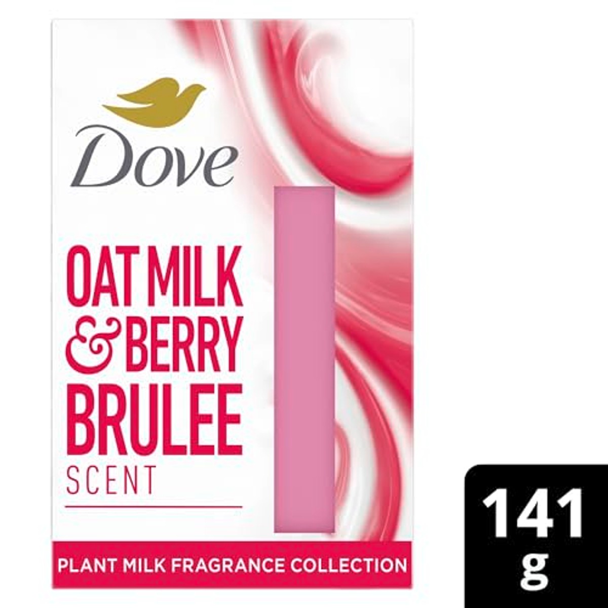 Dove Beauty Bar Oatmilk & Berry Brulee vaste douchegel 3 x 141 g - Voordeelverpakking