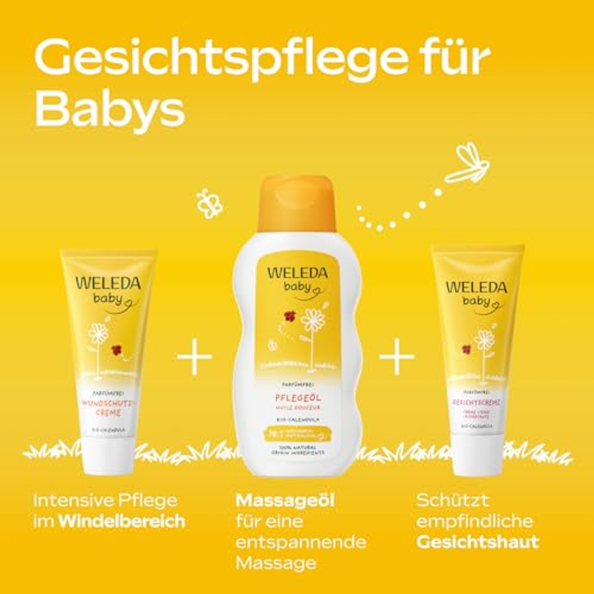 Weleda Bio Baby Calendula Verzorgingsolie Parfumvrij 200 ml - 6-pack