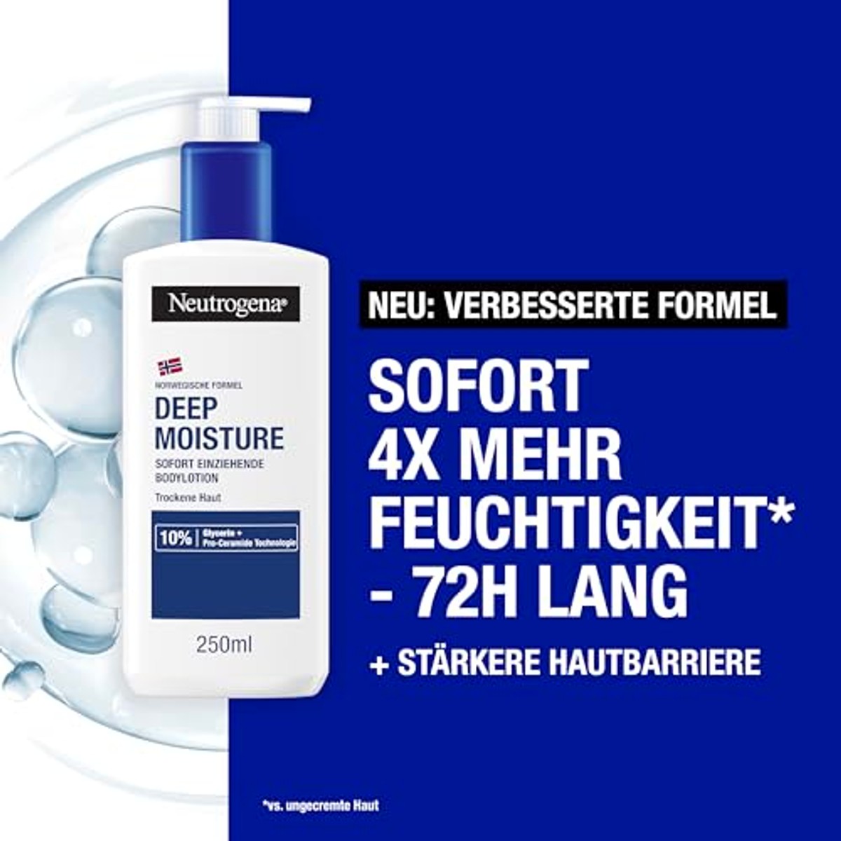 Neutrogena Deep Moisture Body Lotion droge huid 6 x 250 ml - Voordeelverpakking