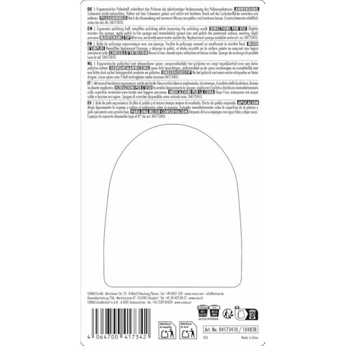 SONAX P-bal 6 x 1 stuk - Voordeelverpakking