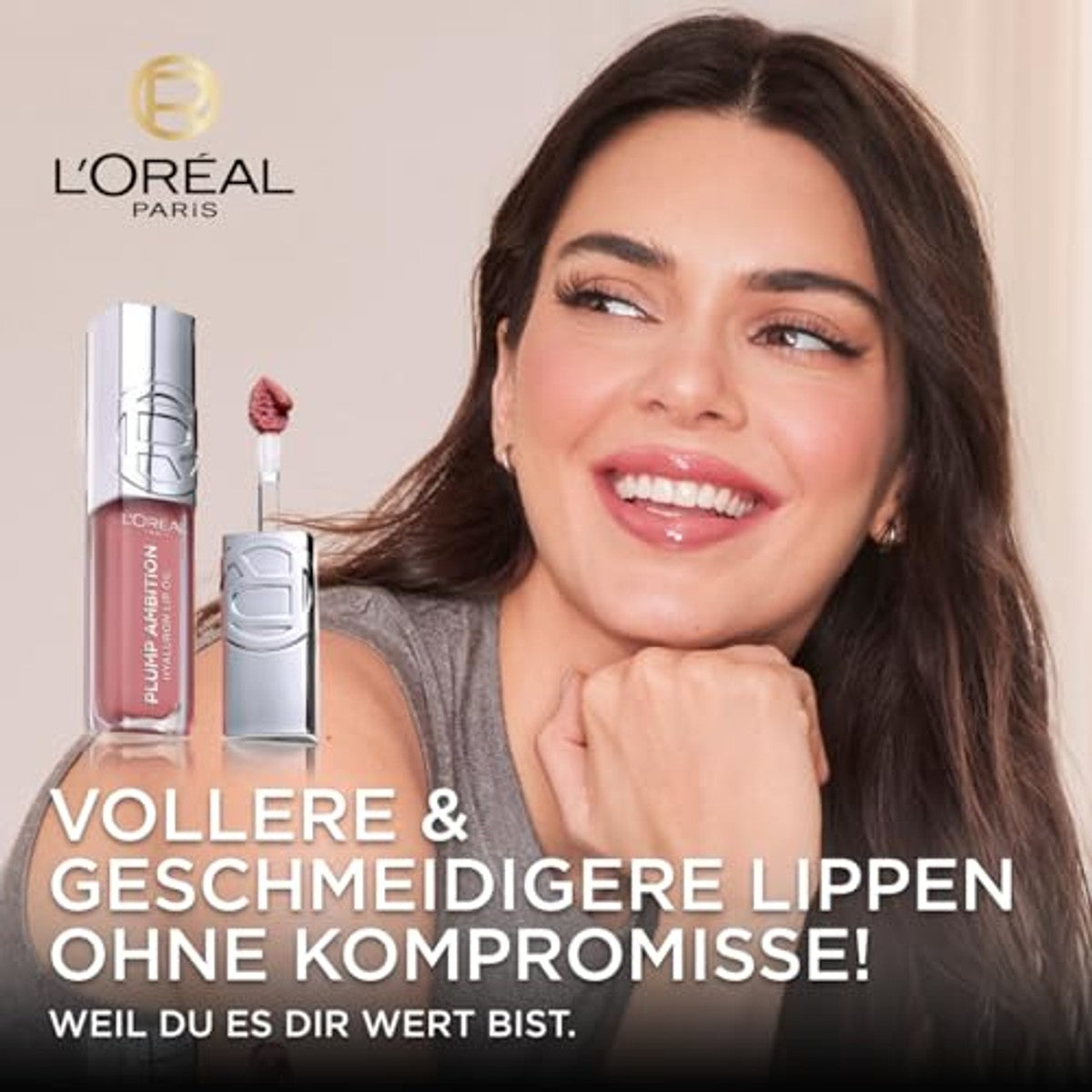 L'Oréal Paris Plump Ambition Lip Oil 380 Rouge in Love 3 x 5 ml - Voordeelverpakking