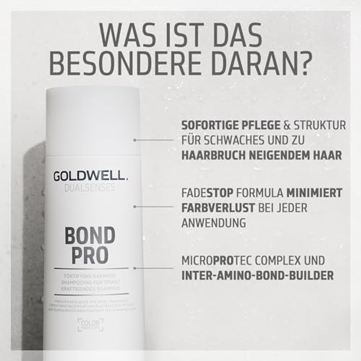 Goldwell Dualsenses Bond Pro Versterkende Shampoo voor Zwak en Kwetsbaar Haar - 3-pack