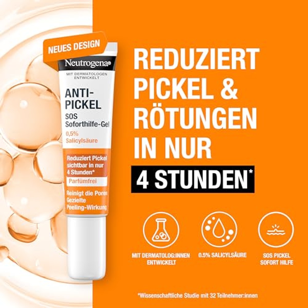 Neutrogena Anti-puistjes SOS onmiddellijke hulpgel 3 x 15 ml - Voordeelverpakking